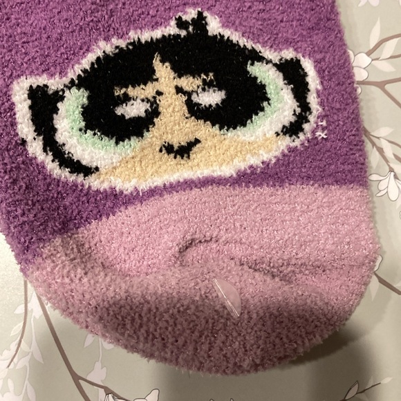 The Powerpuff Girls Fuzzy Comfy Cozy Fall Winter Bedtime Socks - Picture 4 of 6